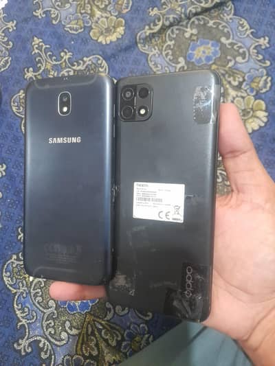 samsung J7pro And Oppo A16e
