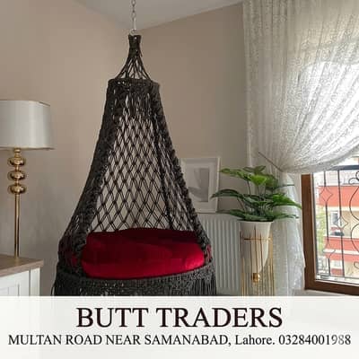 Macrame Hanging hammock Rope Hand Woven, Hammock Seat Outdoor | Indoor