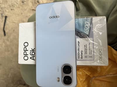 OppO a6k 6gb 128gb just box open, only 1 month use brand new