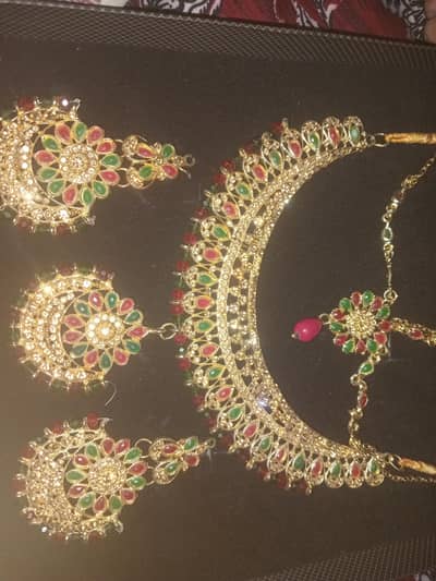 New Kanthi set with beautiful Matha patti