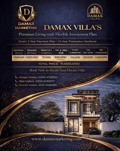 3 Marla Damax Villa's Your Search End Here