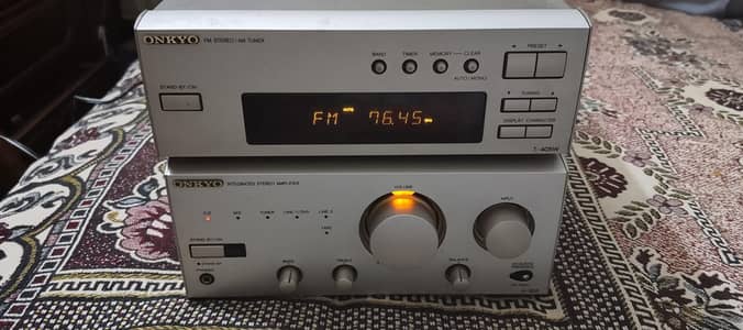 ONKYO INTERESTED STEREO AMPLIFIER  and TUNER.