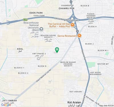 4 Marla Commercial Main Jatti Umrah Road Facing Kanal Near Adda Plot