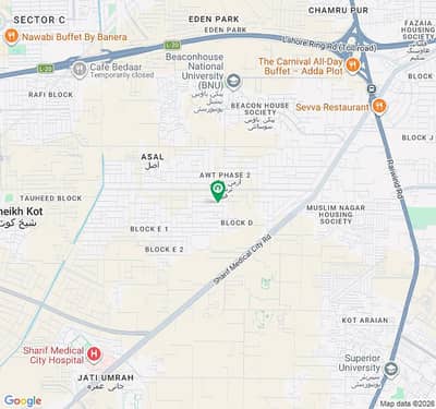 Prominently-Located 20 Marla Residential Plot Available In AWT Phase 2 - Block D