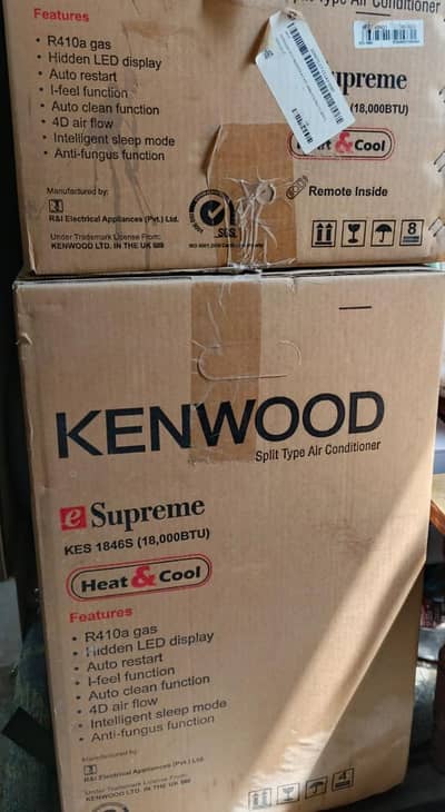 Kenwood Split AC KES-1846 1.5 Ton DC inverter AC Brand New Box Pack