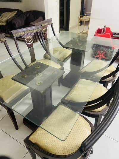 6 seater dining table