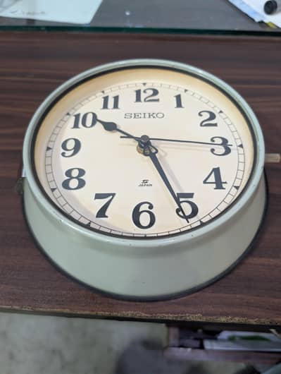 seiko nautical ship wall clock