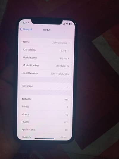 iPhone X | 256GB| PTA Approved
