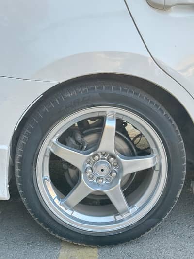 RIMS AND TYRES FOR SALE 18 inches rims 7.5 jj multi pcd