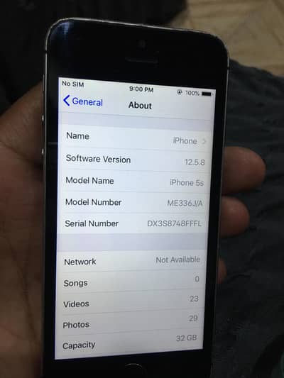 i phone 5s 32gb non pta ha 3300