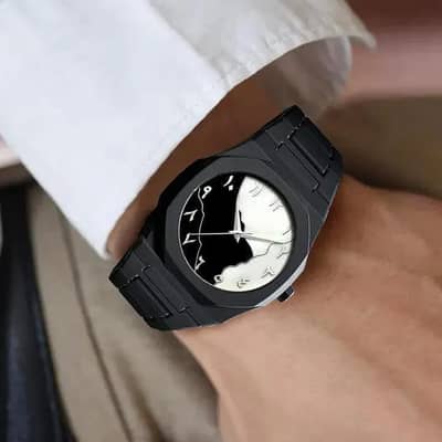 Men watch