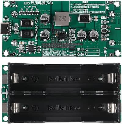 15W 5V 3A 18650 Lithium Battery Charger UPS