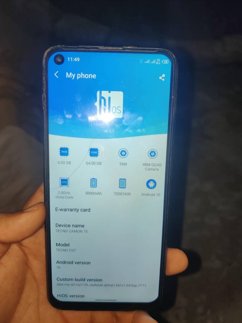 tecno camon 15 6