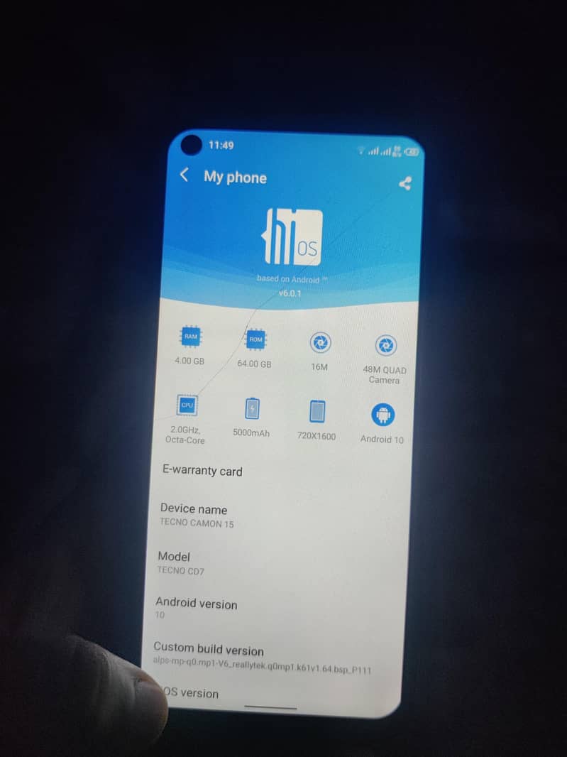 tecno camon 15 8