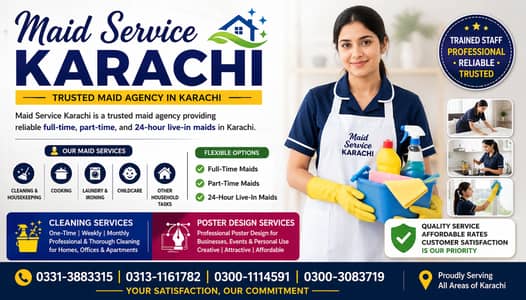 Maid/House Maids/Cook/Driver/Babysitter/Couple/Patient Care/Helper