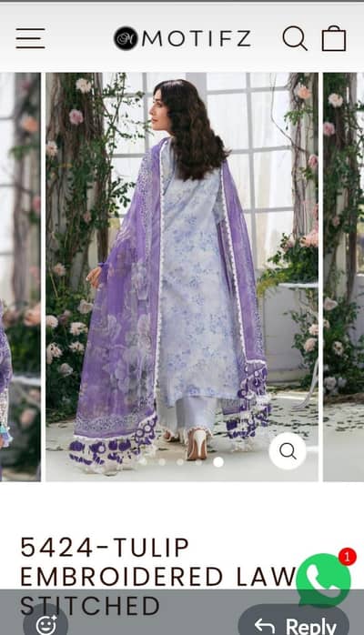 Unstiched New Embroidered lawn