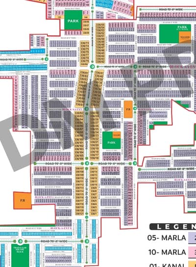 AA-Extension 5 Marla Plot For Sale