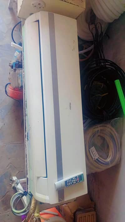 haier 1.5 ton ac full okay gess full no fault