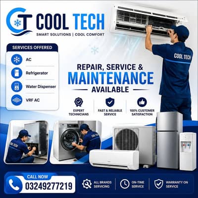 AC Fridge Washing machine Repairing services installation All Karachi