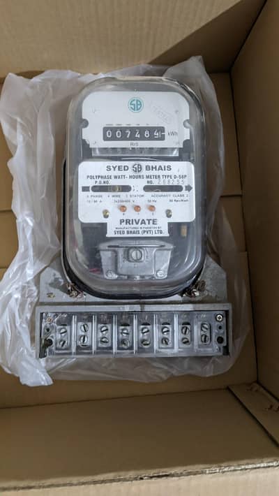 03 Phase Energy Meter / Electrical Meter / Wapda Meter / Sub Meter