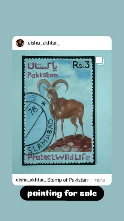 stamp painting