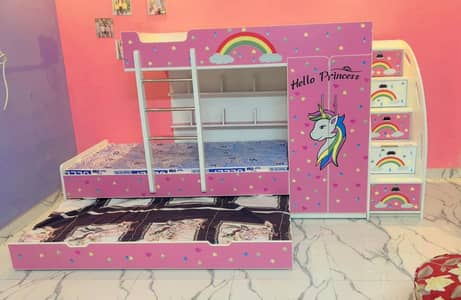 Bunk bed | Kid wooden bunker bed | Baby bed | Double bed | Triple bed