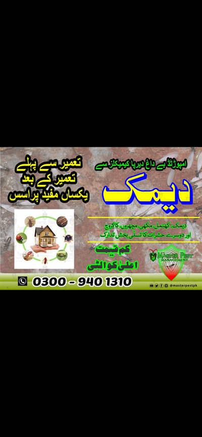 Termite control/pest control/dengue spray/fumigation