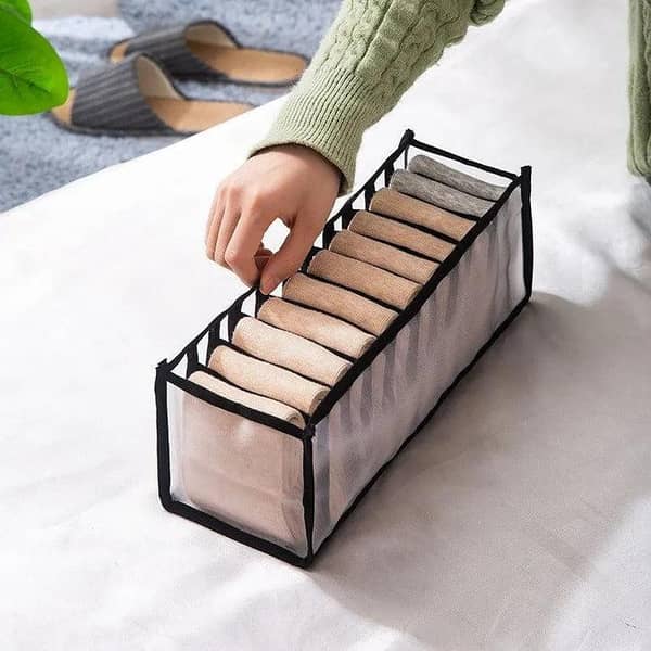 10 Grids Mini Clothes Organizer