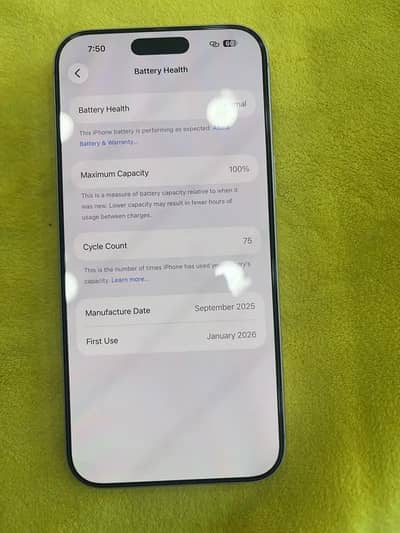 Apple iPhone 17 Pro Max 256GB Silver – Non PTA | 100%