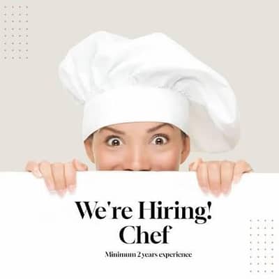 Hiring Chinese and Fast Food Chef