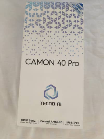 Techno camon 40 pro - 1month used