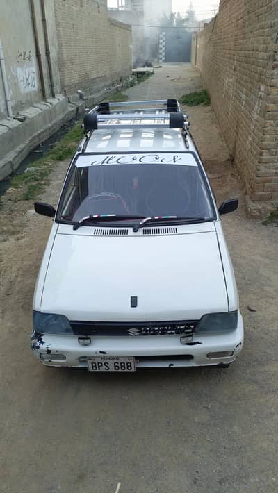 Mehran 1990 Model White Colour