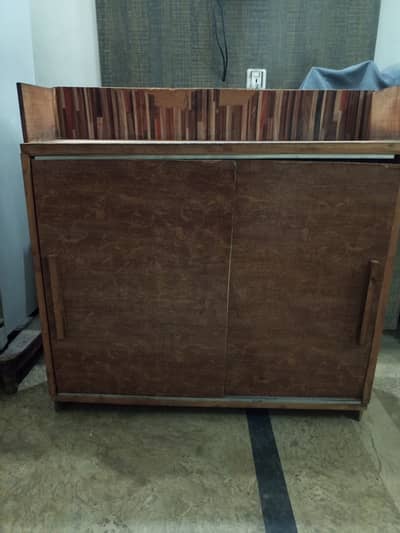 Solid Wood Multi-Purpose Rack / Kitchen Cabinet / Book Shelf (42x42)