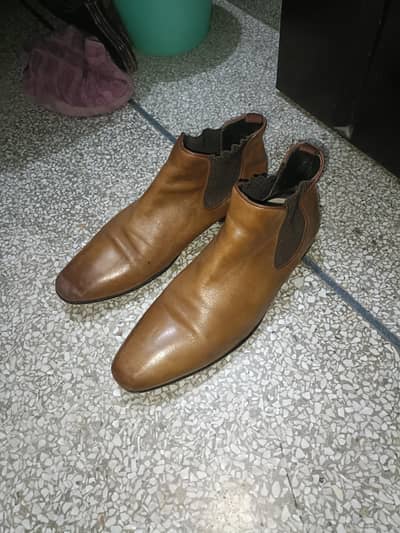 Chelsea Genuine Leather Imported Shoes 10 Number