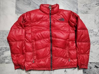The North Face Puffer Jacekt Women Summit Series Cherry Red Down Puff