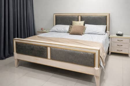 Sheesham wood king size bed