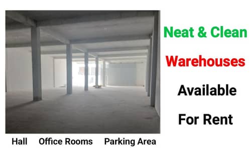2 Kanal Warehouse or Factory For Rent