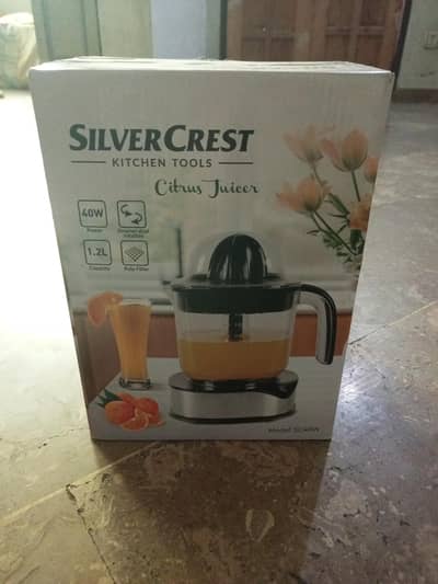 silver crest citrus juicer
