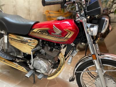 cg 125 2025 model self Gold Edition 