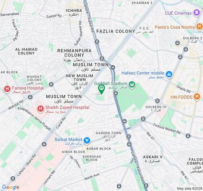 Semi Commercial Plot Of 77 Marla In Garden Town - Abu Bakar Block Lahore