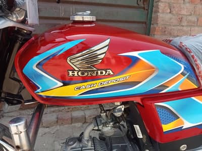 Honda CD 70 25/26 model total genuin lush zero condition documnt clear
