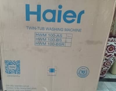 Haier brand new washing machine for sale at discounted price.