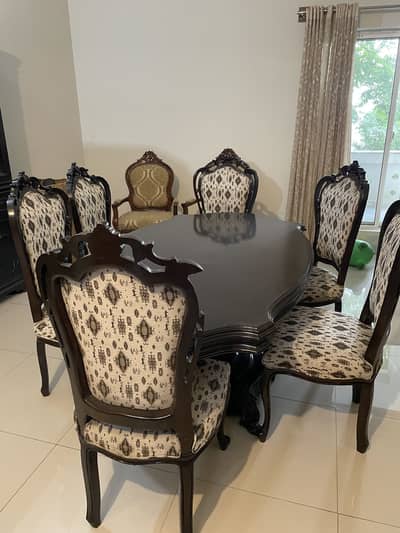 6 chairs dining set