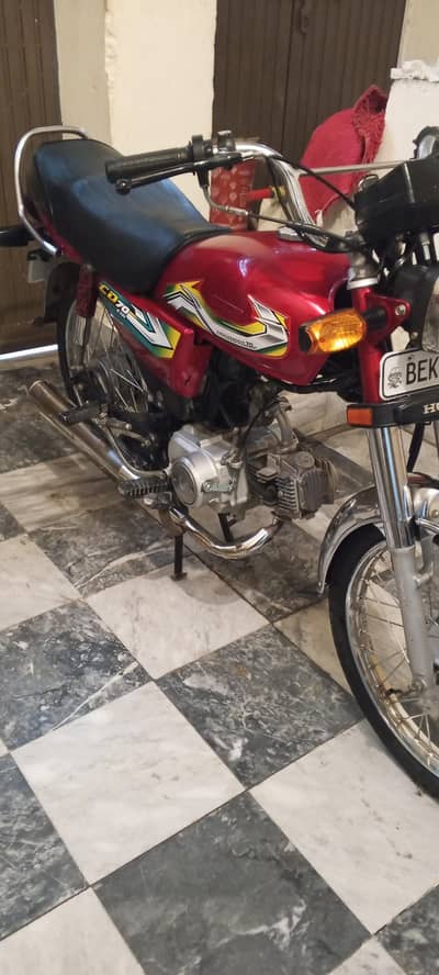 Honda CD 70 good condition biometric available