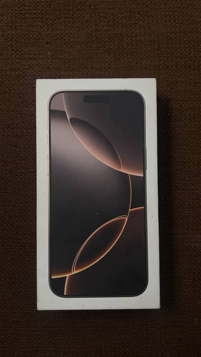 IPHONE 16 PRO MAX DESERT TITANIUM, 256 GB.