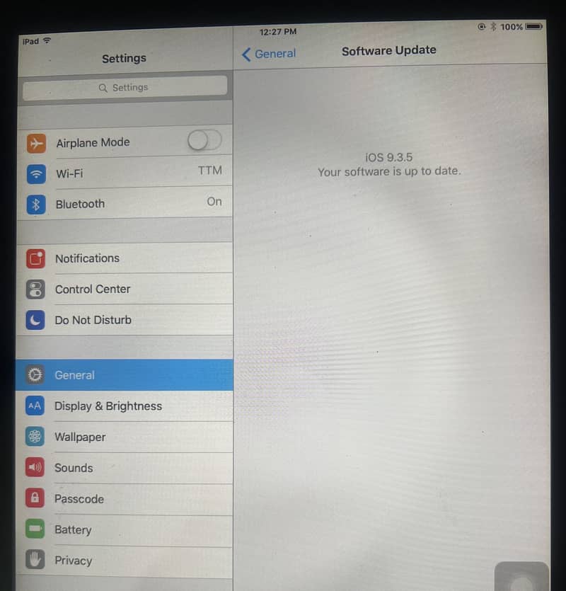 IPAD IOS 9.3. 5 4