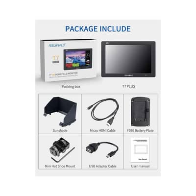 Feelworld T7 Plus 7″ IPS On-Camera Monitor 03249107656