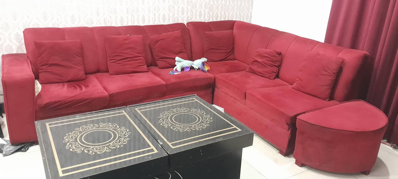 L shape sofa 0