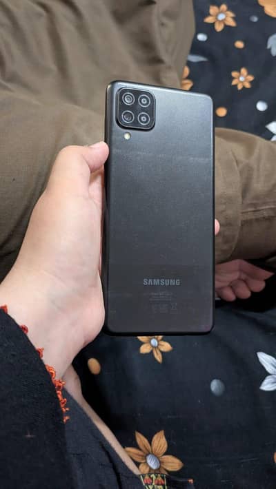 Samsung A12 , 4/64gb non pta glass break , no open with box