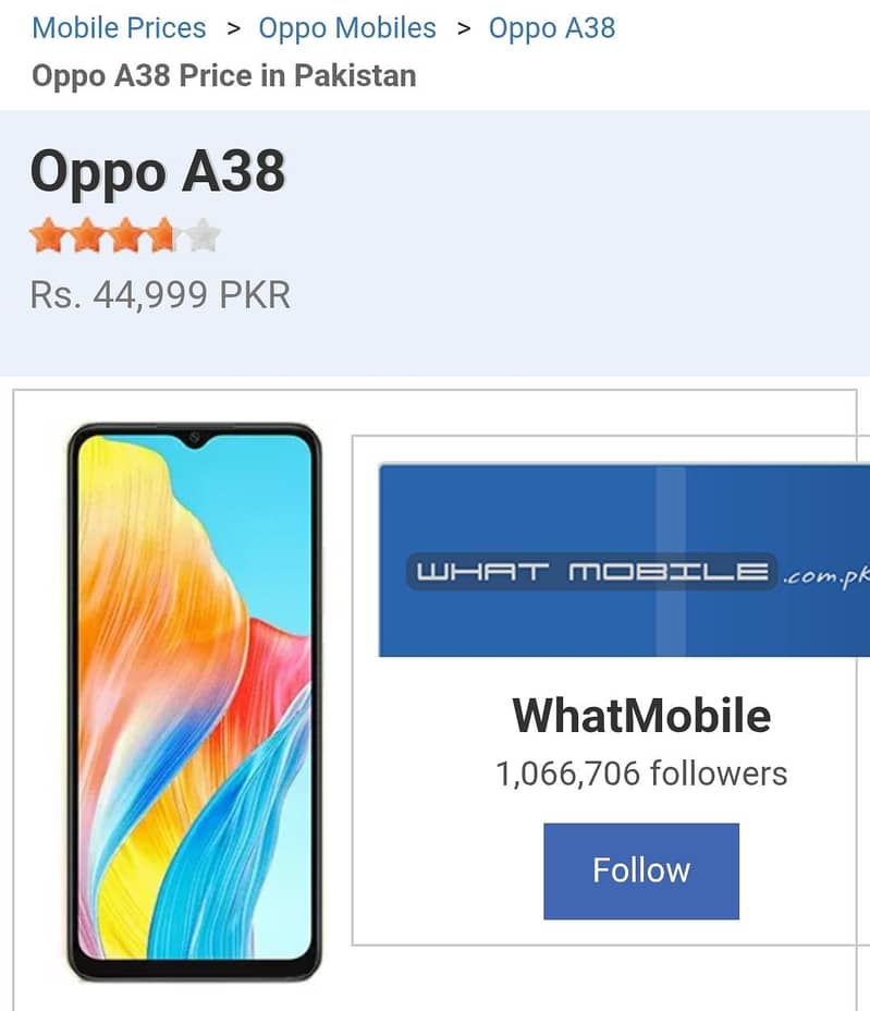 oppo A38 0